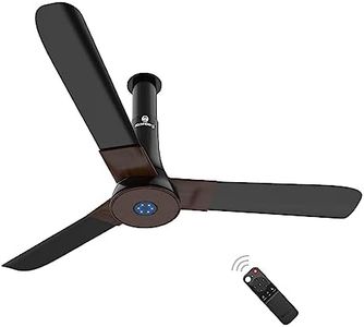 atomberg Studio+ 1200mm BLDC Ceiling Fan with Remote Control | BEE 5 star Rated Energy Efficient Ceiling Fan | High Air Delivery with LED Indicators | 2+1 Year Warranty (Earth Brown)