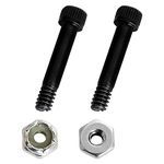 Pellet Grill Auger Motor Shaft Nut & Bolt Kit Fit for Traeger, Pit Boss, Z-Grills, Rec Tec, Camp Chef AC Pellet Grill, Auger Motor Shear Pin for Wood Pellet Smoker Grills, Replace 74072 74073-2 Pack