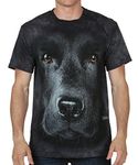 The Mountain Black Lab Face, 0, Large