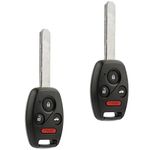 USARemote h-49308-4btn Key Fob Keyless Entry Remote Fits Honda Accord 2008 2009 2010 2011 2012 (KR55WK49308), Set of 2