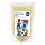 Taru Naturals Moong Dal Flour 500 grams | Protein Rich | Gluten-Free | Stone-Ground | Natural Farming |