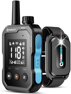 ABBIDOT Collier de Dressage pour Chien - 3500m, Modes Personnalisés, Longue Durée de Vie de la Batterie, Collier Anti Aboiement Rechargeable et étanche avec Télécommande pour Petits et Gros Chiens