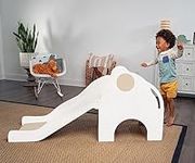 Avenlur Nima Indoor Slide - Elephant Shape Montessori Waldorf Style - Safe, Sturdy, and Reliable - Perfect Indoor Play Space for Developing Motor Skills and Balance in Toddlers and Kids Ages 1 to 5yrs