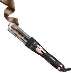 BaByliss Curl Secret Lite - Automatic Hair Curler, Easy Fast Hair Styling, 5 Heat Settings up to 210° - Black & Rose Gold, C1031U