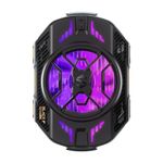 Black Shark Phone Cooler, 4 Pro Phone Cooling Fan, RGB Light, App, Smart Cooling Modes for Gaming & Video Streaming & Car Driving 27W Cellphone Radiator for 2.59-3.46 Inches iPhone&Android Phones