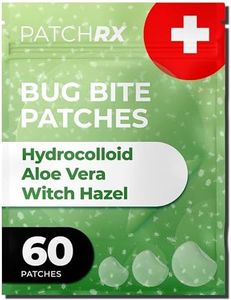 Bug Bite Patches (60 Pack) Mosquito Bite Itch Relief for Kids (Hydrocolloid, Aloe Vera & Witch Hazel, Mosquito Patches for Skin, Bug Bite Itch Relief Stickers for Insect Bites (Skin Friendly)