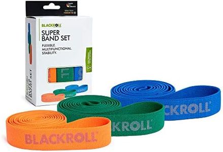 BLACKROLL Super Band Set (3 Bands) - Fabric Exercise Fitness Band for Functional Training - Booty Band - More Durable Than Common Rubber Bands - Skin Friendly Textiles, Orange/Green/Blue