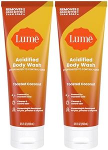 Lume Acidified Body Wash - 24 Hour Odor Control - Removes Odor Better than Soap - Moisturizing Formula - Formulated Without SLS or Parabens - OB/GYN Developed - 8.5 ounce (Pack of 2) (Toasted Coconut)