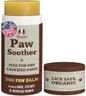 Natural Dog Company Paw Soother Balm & Wax 2 oz Stick – Nourishing Paw Care with Coconut & Hempseed Oils + Calendula – Soothes Dry, Cracked Pads – Lick-Safe & Weather Protective