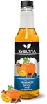 Syruvia Sugar-Free Pumpkin Spice Coffee Syrup - 12.7 fl oz Premium Coffee Flavoring Syrup - 0 Calorie - Kosher Coffee Syrups, Gluten Free, Perfect for Drinks, Soda, Shakes, Desserts, and More.