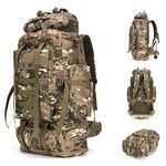 BNMJVJL 100L Camping Hiking Military Tactical Backpack Outdoor Climbing Sport Bags for Camping,Backpacking, Cpcamo