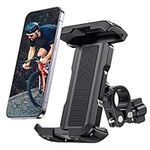 Miracase Bike Phone Holder, [Selfie-Friendly] Bike Phone Mount, [One-Touch Locking] Bike Phone Holder Handlebar,Compatible with iPhone Samsung Google and All 4.7''-6.8'' Phones