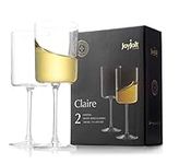 JoyJolt Claire 11.4oz White Wine Gl