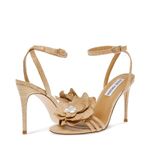 Steve Madden Women's Excite Heeled Sandal, Natural Raffia, 6 UK