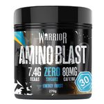 Warrior Amino Blast 270g – BCAA Powder – Branched Chain Amino Acids Supplement, Intra Workout & Recovery, Energy Drink – 30 Servings (Energy Burst)