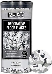 INSL-X Products EGF900099-EA Decorative Paint Floor Flakes Additive, Gray, 12 Ounce