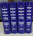 ILBCO's Manual of Methods of Analysis of Foods (as per FSSAI) (8th Edition, 2024) (harbound in 4 vols.) by Rajan Nijhawan Rs.4599/- per set of 4 vols.