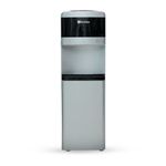 BonKaso Floor Standing Water Dispenser Hot, Cold & Normal Water, Food-Grade ABS Body, Stainless Steel Tank, LED Indicator, Child Lock, Removable Drip Tray, 1-Year Warranty (Silver-Black)