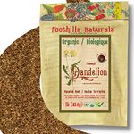 Foothills Naturals Organic Dandelion Root Roasted - Coffee Substitute, Tea, Superfood