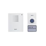 Legrand - 094250 - Wireless Doorbell Set - White - 50 m Range - 32 Melodies