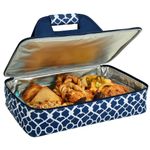 Picnic at Ascot Original Insulated Thermal Food & Casserole Carrier- keeps Food Hot or Cold- Fits 15" x 10" Casserole Dish- Designed & Quality Approved in the USA