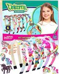 PURPLE LADYBUG Make Your Own Unicorn Headband for Girls Age 6+ - Great Unicorn Gifts for Girls 7 8 9 10 11 Years Old, Travel Toys for Kids, Birthday Presents Idea - Fun Arts and Crafts Kits for Kids