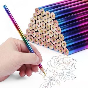 ARDFFA Matite Colorate Arcobaleno 40 Pezzi - 4 In 1 Matite Arcobaleno Per Ragazzi E Ragazze Per Dipingere, Scarabocchiare, Arte - Regalo Per Bambini Per Compleanni, Scuola, Festa Dei Bambini, Natale