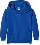 Fruit of the Loom Unisex Kids Premium Hooded Sweat, Royal, 9-11 Years (Manufacturer Size:32)