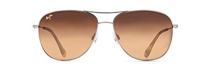 Maui Jim Unisex's Cliff House W/Patented Polarizedplus2 Lenses Sunglasses, Gold/Hcl Bronze Polarized, Medium