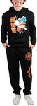 Bioworld Dragonball Super Mens Black Hoodie & Sweatpants ComboLarge