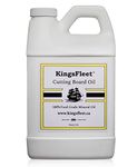 KingsFleet - Cutting Board Oil | 64 oz | Canadian Made | 100% Food Grade Mineral Oil | Protects Cutting Boards, Butcher Blocks, and All Wood Utensils