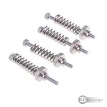 3DINNOVATIONS Leveling Component M3 Screw Leveling Spring Leveling Knob Suite for 3D Printer Heatbed Heated bed (Pack of set, Silver)