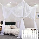 VISATOR Mosquito Net Bed Canopy,4 C