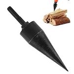 Splitting Wood Cone Drill Bit, Portable Wood Splitter Screw Cone Wood Splitter Drill Log Splitter Auger Splitting Screw Cone for Household Electric Drill