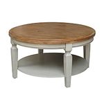 International Concepts Vista Round Hickory Stone Coffee Table