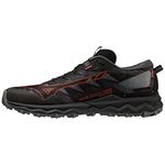 Mizuno Men's Wave Daichi 7 GTX Trail Running Shoe, Black/Bittersweet/Iron Gate, 9.5 UK