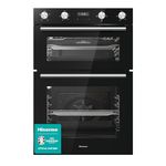 Hisense BID75211BGUK Built Under Electric Double Oven - Black - A/A Rated