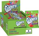 Gushers Betty Crocker Fruit Flavored Snacks, Super Sour Berry, Gluten Free, 4.25 oz, 8 ct