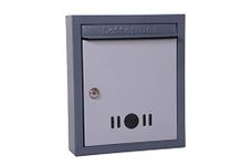 SPYLOCK Metal Mail Box Letter Box Home and Gate Wall Mount 9 x 11 x 3 inch