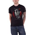 The Rolling Stones Men's Tattoo You Circle T-Shirt, Black (Black Black), X (Size:X-Large)