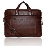 Bagneeds Synthetic Leather Best Laptop Messenger Bag for Men/Women (Brown)