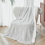SNUGSUN Heated Blanket Throw Size,