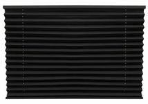 BALCOR RV Shades,RV Blinds for Camper Window, Camper RV Pleated Shades,RV Privacy Blinds for Motor Coach RV Camper Travel Trailer Motorhome Solar Shade - Black (20" W x 24" L)