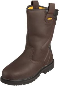 DEWALT - Classic Rigger Brown Safety Boots UK 8 Euro 42