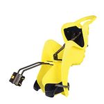 Mr Fox- Rear seat for Bicycle - for children up to 22 kg, from 3 to 8 years old - can be fixed to frame - Hi-Viz Yellow