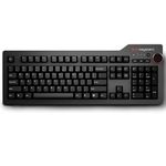 Das Keyboard 4 Professional Mechanical Keyboard - High Performance Soft Tactile Feedback - Enhanced 104 Key Layout - Cherry MX Brown Switches - Oversized Volume Knob - Two Port USB 3.0 - Full NKRO