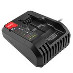 JANRI Replacement 18V 20V max Charger BDCAC202B BDC2A-GB BDC1A15-GB BDC1A-GB Compatible for Black+Decker PCC680L PCC681L PCC692L BL2518-XJ BL1518 BL2018-XJ BL4018-XJ