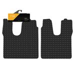 FSW - Tailored Mats - Fits MAN-ERF Tailored Truck Mat - TGL Narrow Cab 2005-2020 - EXTRA Heavy Duty 5MM Rubber - Anti Slip Truck Floor Mat, Waterproof and Anti Slip Backing - 2Pc Floor Mat Only