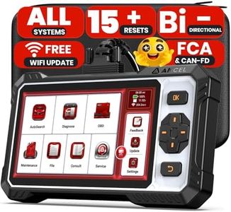 ANCEL OBD2 Scanner FX6100 Bidirectional Scan Tool, All Systems Car Scanner Diagnostic Tool with Active Test, 15+ Reset Services, Oil Light/EPB/BMS/ABS Bleeding/SAS Reset, CAN-FD, AutoVIN, Free Update
