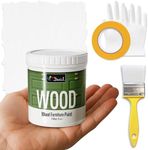 DWIL Matte Finish Furniture Paint - 5 Oz All-in-One Kit for Cabinets, Doors, Tables, and Dressers Refinishing - Water-Based, Non-Toxic & Odorless, Easy to Apply(White)